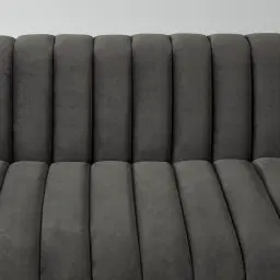 Astoria III Charcoal Velvet 2-Seater Sofa 