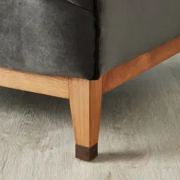 Astoria III Charcoal Velvet Occasional Chair 