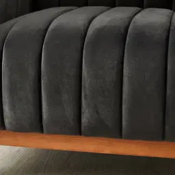 Astoria III Charcoal Velvet Occasional Chair 