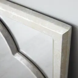 Polyfoil Distressed Silver Square Mirror