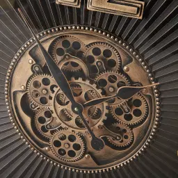 Art Deco Copper Wall Clock 