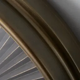 Art Deco Copper Wall Clock 