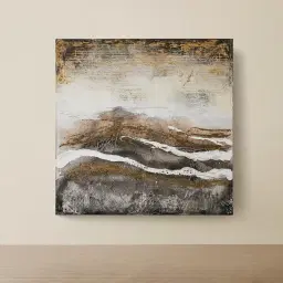 Golden Ripples Painting 