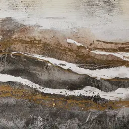 Golden Ripples Painting 