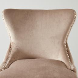 Camille II Almond Beige Velvet 76cm Bar Stool