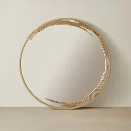 Jubilee Gold Round Mirror