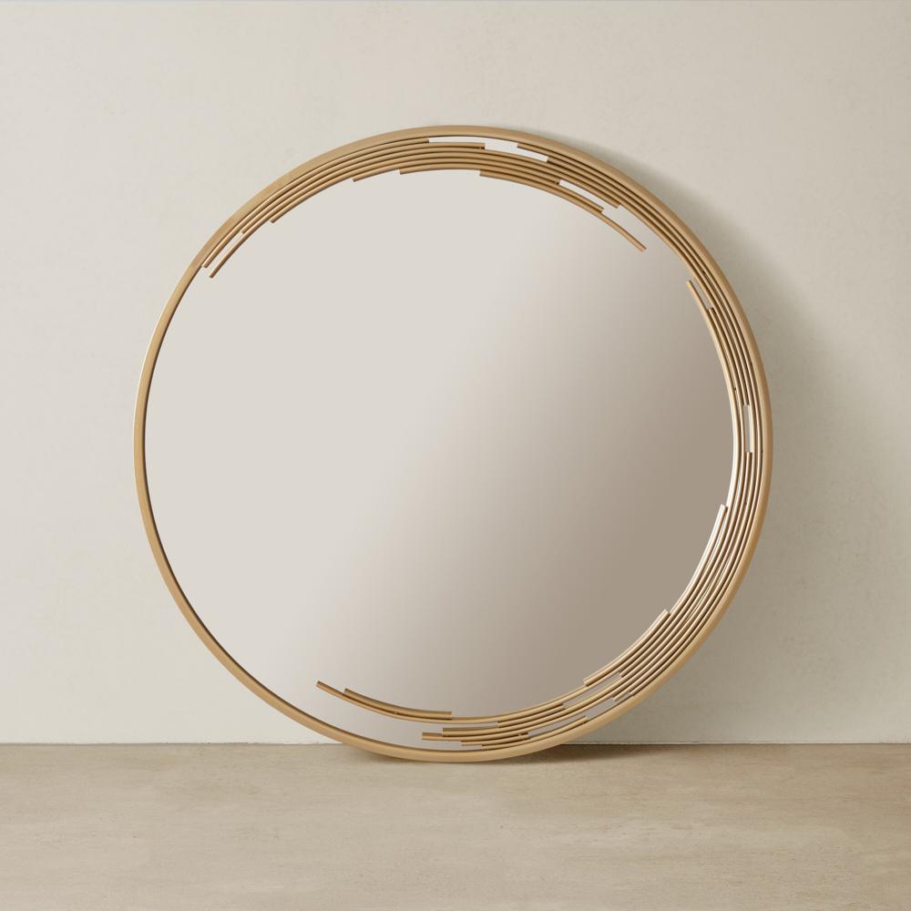 Jubilee Gold Round Mirror