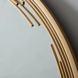 Jubilee Gold Round Mirror