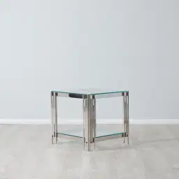 Lindsay Silver Side Table