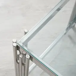 Lindsay Silver Side Table