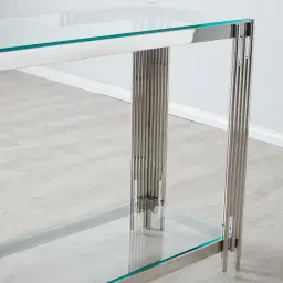 Lindsay Silver Console Table