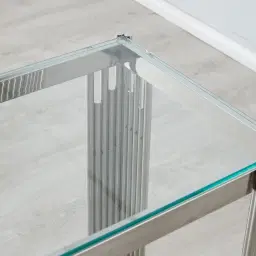 Lindsay Silver Console Table