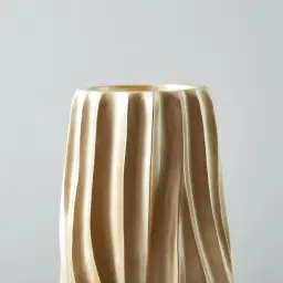 Rapids Tactile Champange Gold Vase