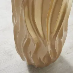 Rapids Tactile Champange Gold Vase