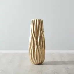Rapids Tactile Champange Gold Vase
