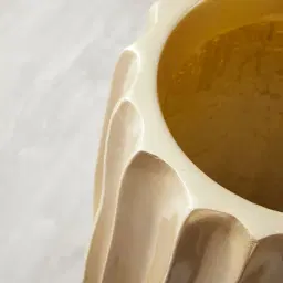 Rapids Tactile Champange Gold Vase