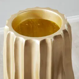 Rapids Tactile Champange Gold Vase