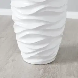 Dunes Tactile White Vase