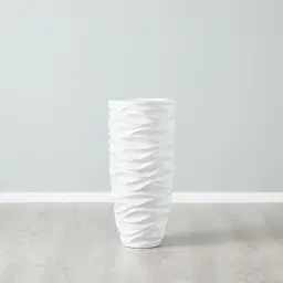 Dunes Tactile White Vase