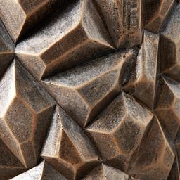 Polished Rockpile Antique Gold Vase - Small