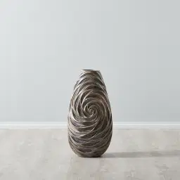 Whirlwind Antique Gold Vase