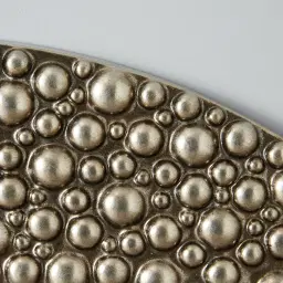 Alison Silver Round Mirror