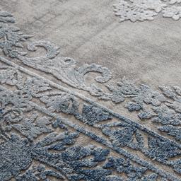 Steel Damask Floor Rug Z1011W5 