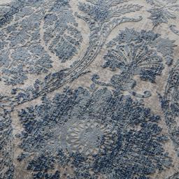 Slate Damask Floor Rug Z1315W5 