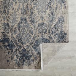 Slate Damask Floor Rug Z1315W5 