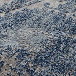 Slate Damask Floor Rug Z1315W5 