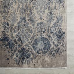 Slate Damask Floor Rug Z1315W5 