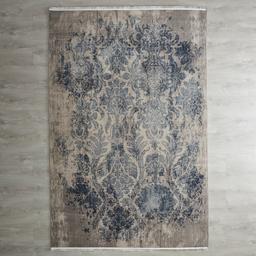 Slate Damask Floor Rug Z1315W5 