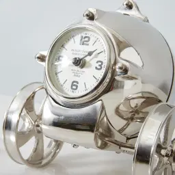 Falco Table Clock - Silver