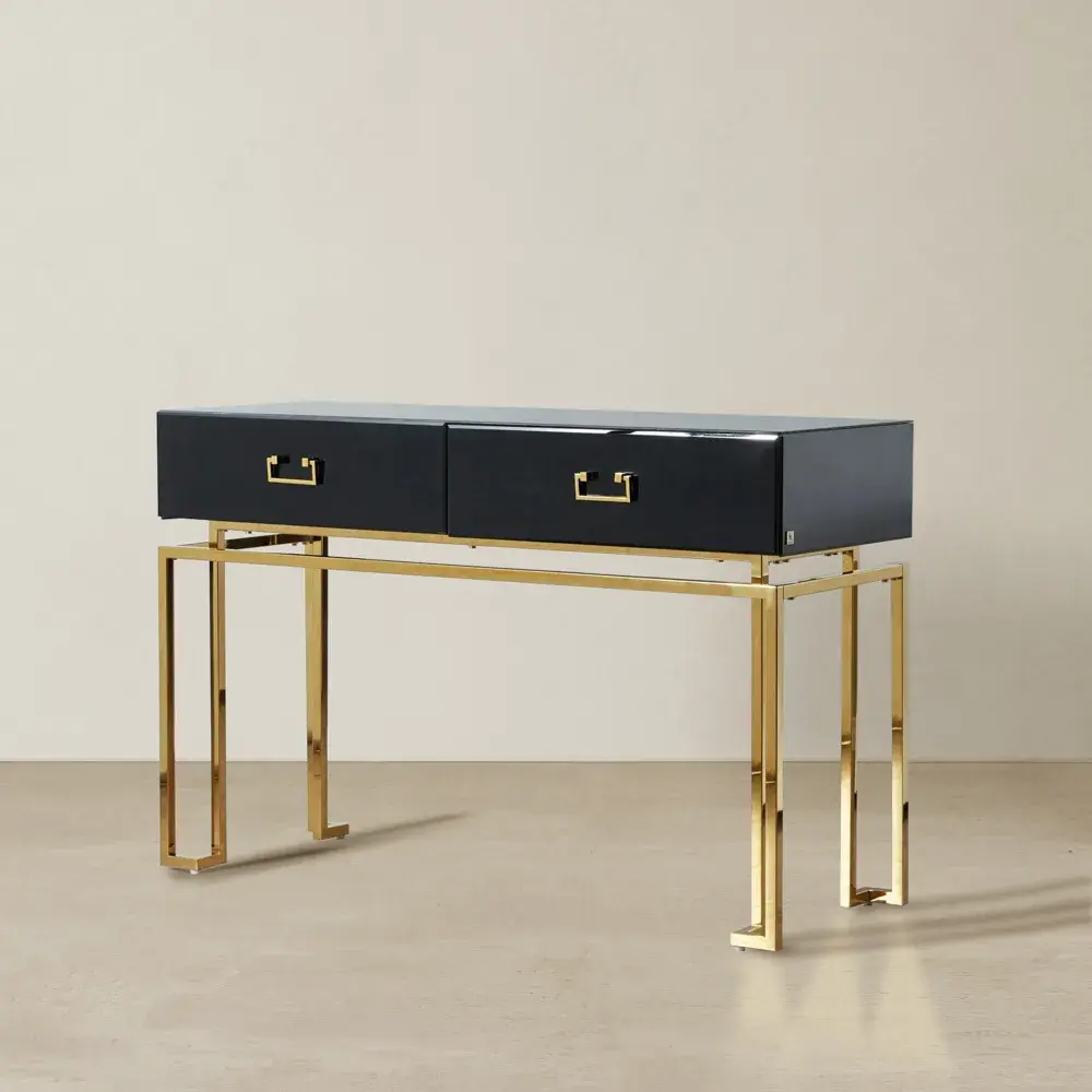 Luella Black Console Table