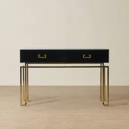 Luella Black Console Table