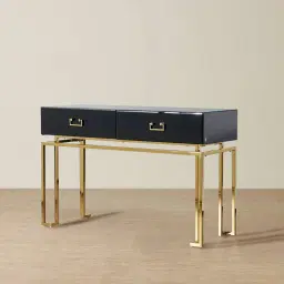 Luella Black Console Table