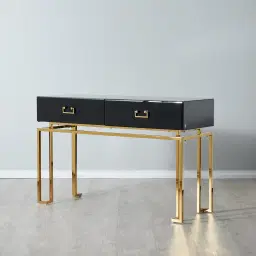 Luella Black Console Table