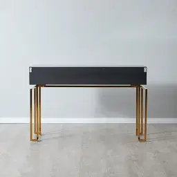 Luella Black Console Table
