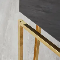 Luella Black Console Table