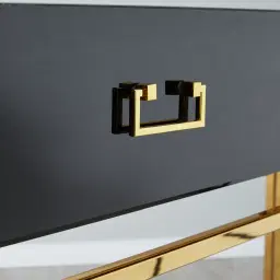 Luella Black Console Table