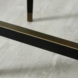 Simone Beige Velvet 76cm Bar Stool-Gold Accessories