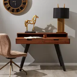 Horse Gold Resin Stand