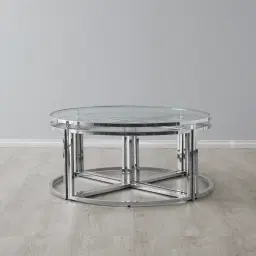 Raquelle II Coffee Table - Silver