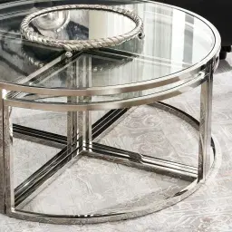 Raquelle II Coffee Table - Silver