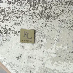 Anya Beige Velvet with Back Pattern Occasional Chair