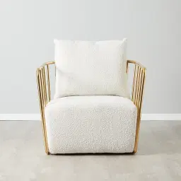 Lovelace Cream Boucle Occasional Chair