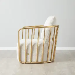Lovelace Cream Boucle Occasional Chair