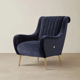 Roosevelt Midnight Blue Occasional Chair