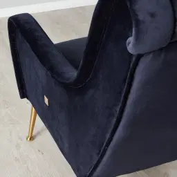 Roosevelt Midnight Blue Occasional Chair