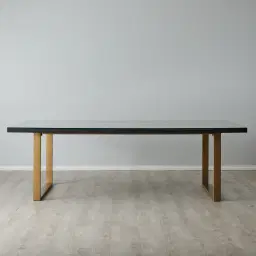 Anita Black Glass Dining Table